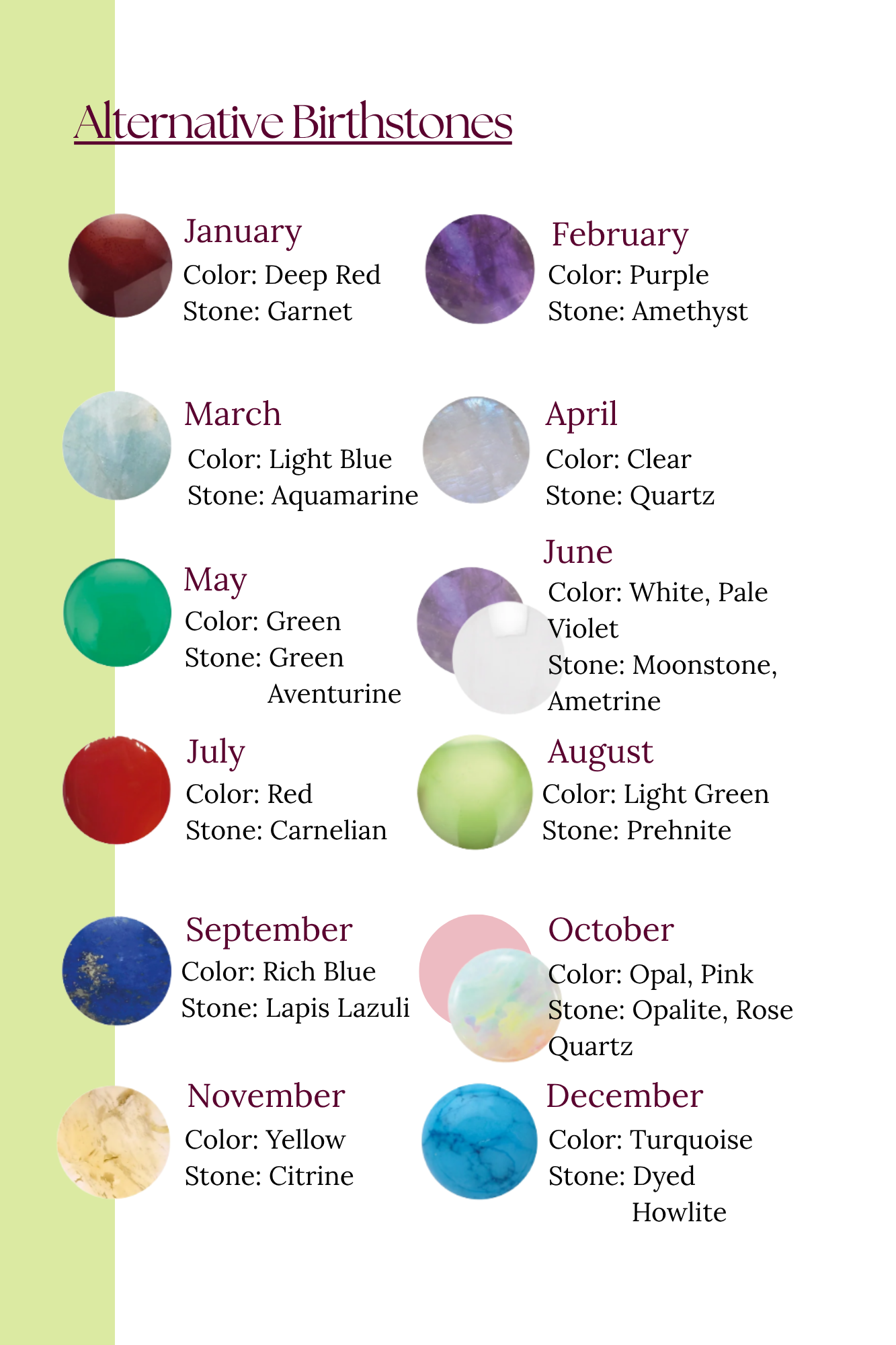 DIY Unakite Tree Kit - Premium Stones