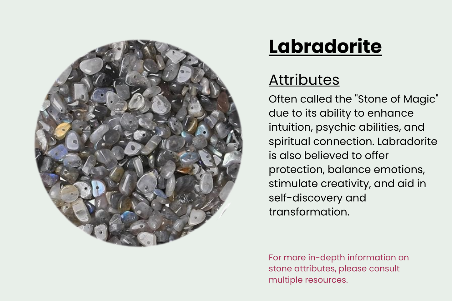 DIY Labradorite Tree Kit - Premium Stones