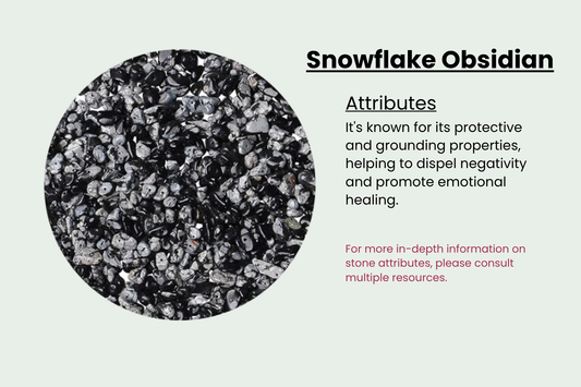 DIY Snowflake Obsidian Tree Kit - Deluxe Stones