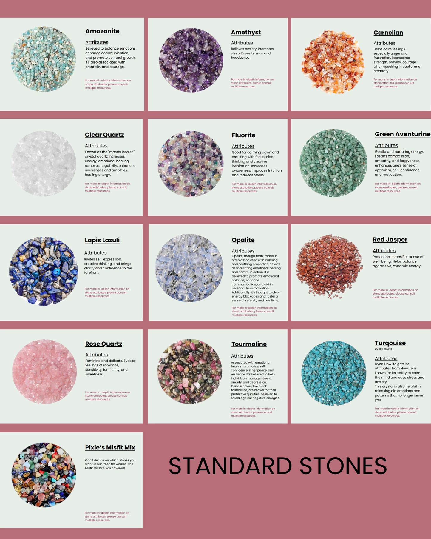 DIY Unakite Tree Kit - Premium Stones