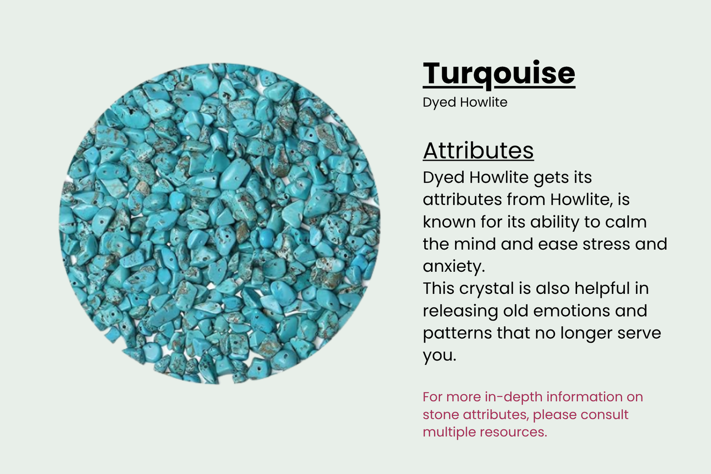 DIY Turquoise (Dyed Howlite) Tree Kit - Standard Stones