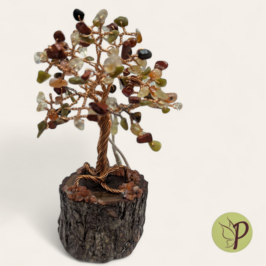 #502 - Serpentine Jade, Carnelian, Citrine (heat-treated Amethyst), Red  Jasper, Tiger Eye