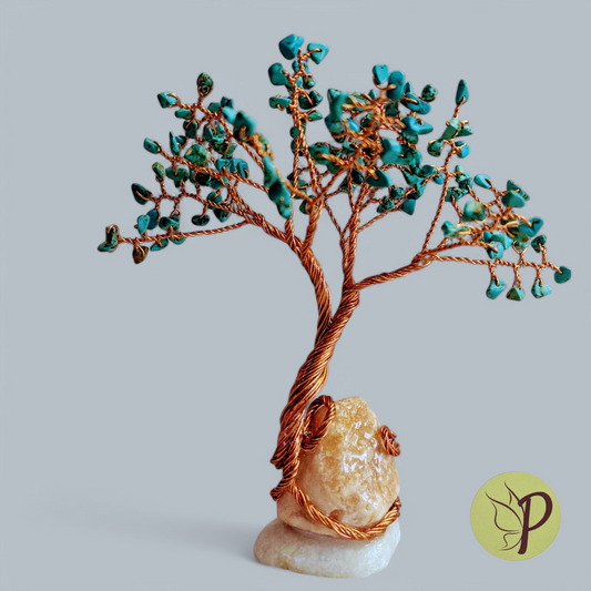 #322 - Dyed Howlite on Sunstone