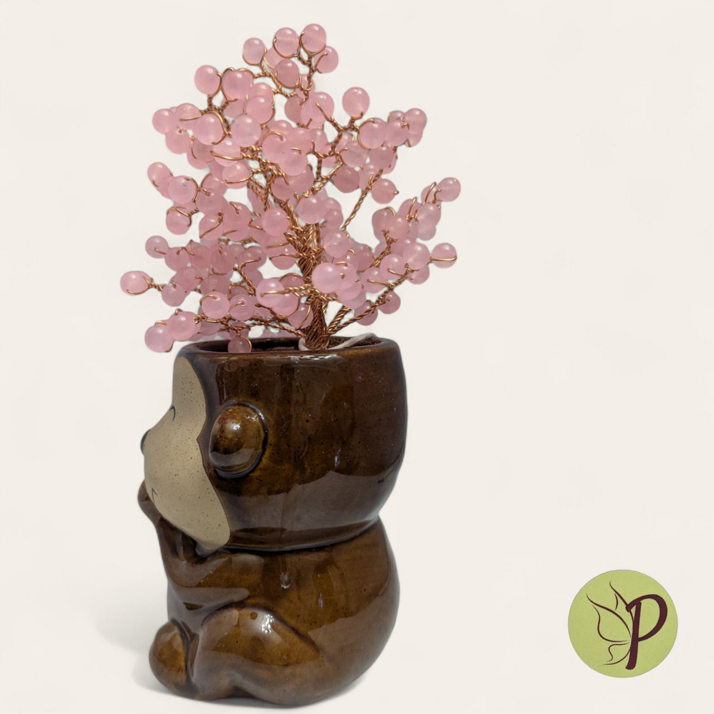 #134 - Rose Quartz Monkey